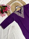 KF 4043 Kalaai Viscose Chanderi Wholesale Kurti With Bottom Dupatta In India